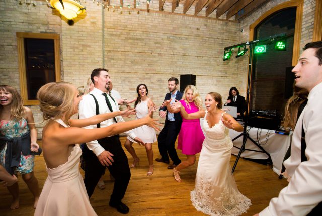 packing the dance floor is easier with a small space!